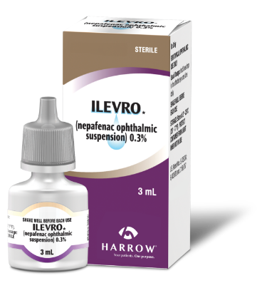 ILEVRO bottle and package